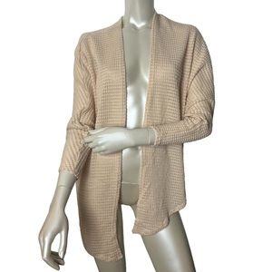 Summer 10 brand Tan Waffle Knit Shrug